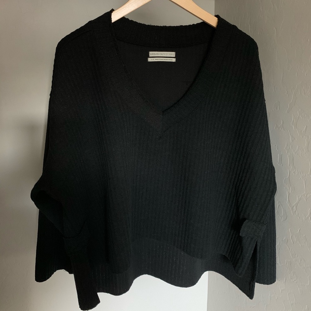 Urban Outfitters Anka Slouchy V-Neck Top